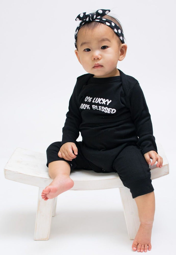 0% Lucky / 100% Blessed Onesie Bodysuit